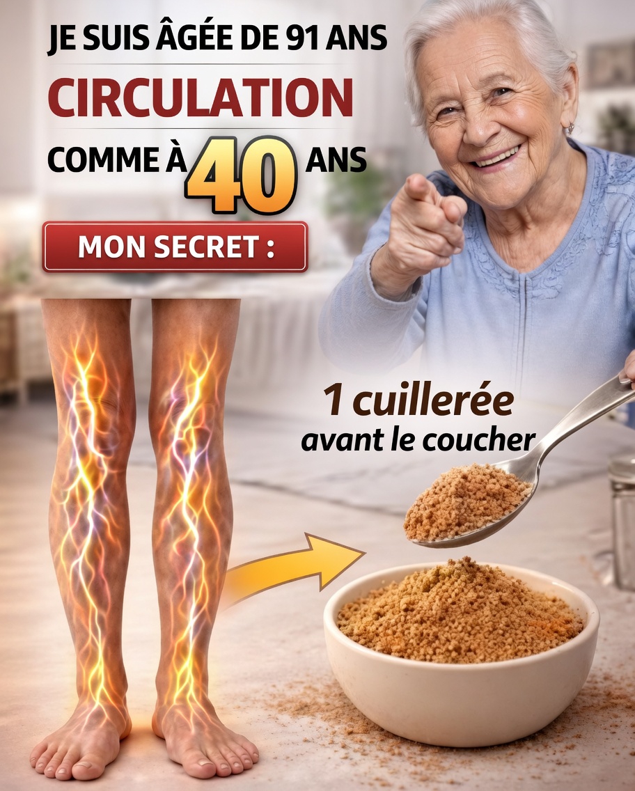 Pourquoi de nombreuses personnes âgées ajoutent une cuillerée de poivre de Cayenne avant de se coucher pour favoriser la circulation dans les jambes