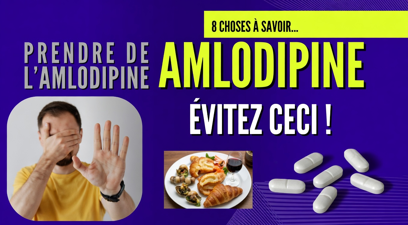 8 habitudes que vous devriez arrêter cette année si vous prenez de l’amlodipine – et pourquoi