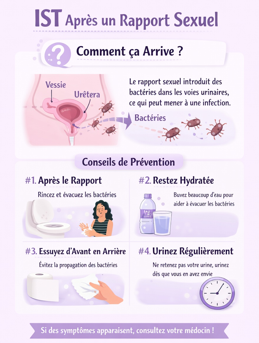 Pourquoi uriner après le sexe est une habitude simple qui favorise la santé de vos voies urinaires