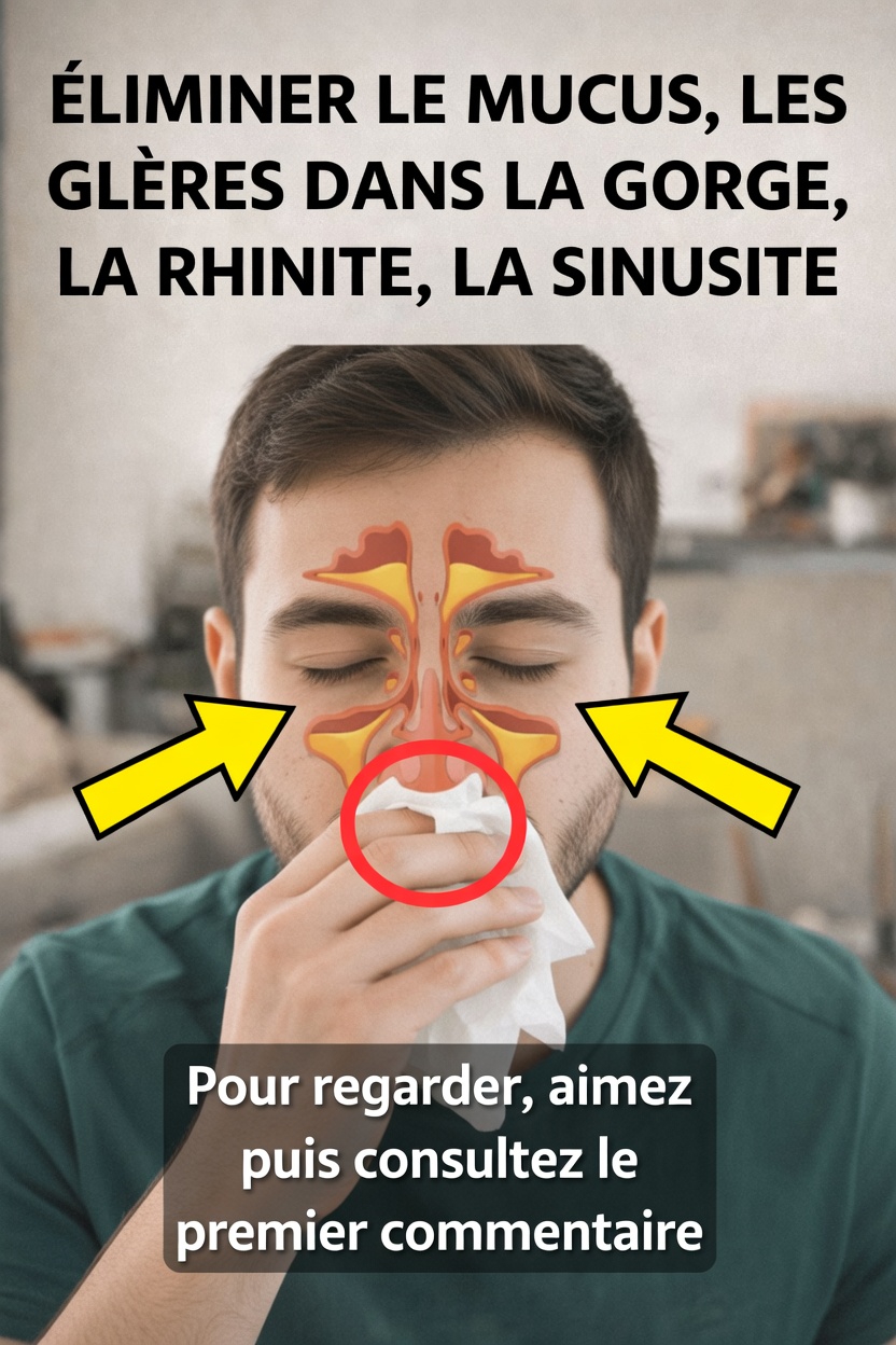 Comment éliminer le mucus et les glaires de votre gorge et de votre nez grâce à de simples habitudes quotidiennes