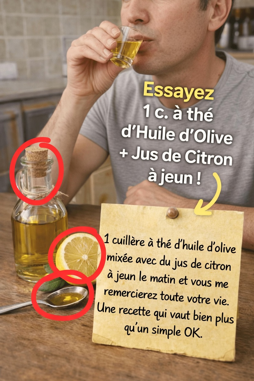Boire de l’huile d’olive avec du jus de citron à jeun, est-ce vraiment la peine d’essayer ?