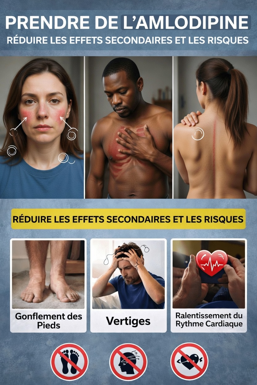 6 effets secondaires courants de l’amlodipine que vous pourriez ressentir et des moyens simples d’aider à minimiser l’inconfort