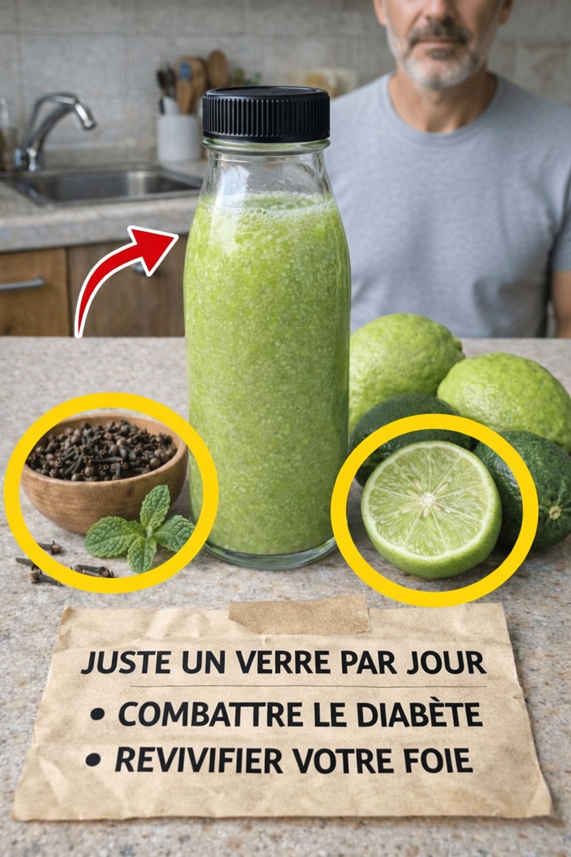 Découvrez une simple boisson verte quotidienne aux clous de girofle, au citron vert et à la menthe pour le bien-être au quotidien