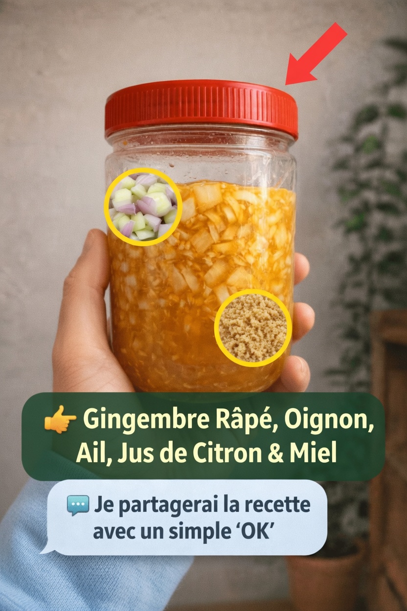 Avez-vous essayé ce simple mélange de cuisine de gingembre râpé, d’oignon, d’ail, de jus de citron et de miel ?