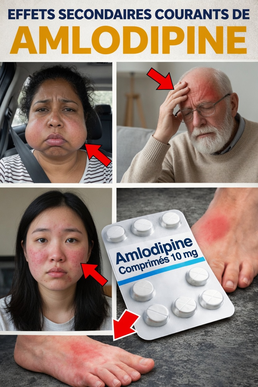 Comprendre les effets secondaires courants de l’amlodipine que les patients rencontrent fréquemment et des moyens simples de les gérer