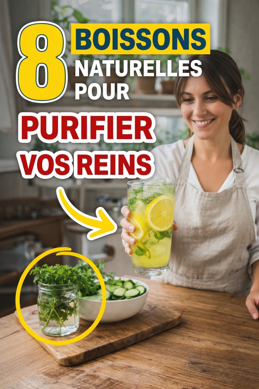 Découvrez 8 boissons naturelles rafraîchissantes qui peuvent aider à soutenir la santé de vos reins chaque jour