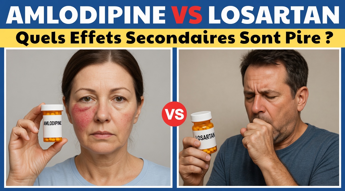 Effets secondaires de l’amlodipine vs le losartan : découvrez les principales différences et des conseils pratiques pour mieux gérer la pression artérielle