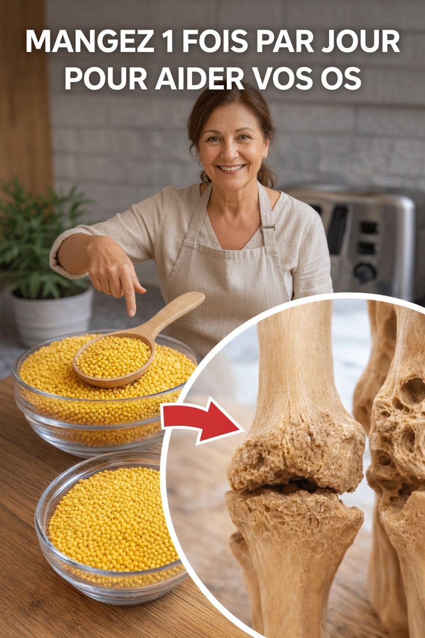 Découvrez comment manger des graines de moutarde une fois par jour peut aider à soutenir naturellement la santé de vos os