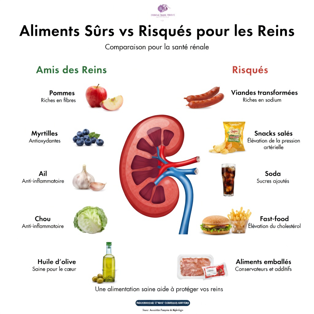 4 graisses saines pour soutenir la santé des reins et 4 graisses à risque à surveiller attentivement dans votre alimentation