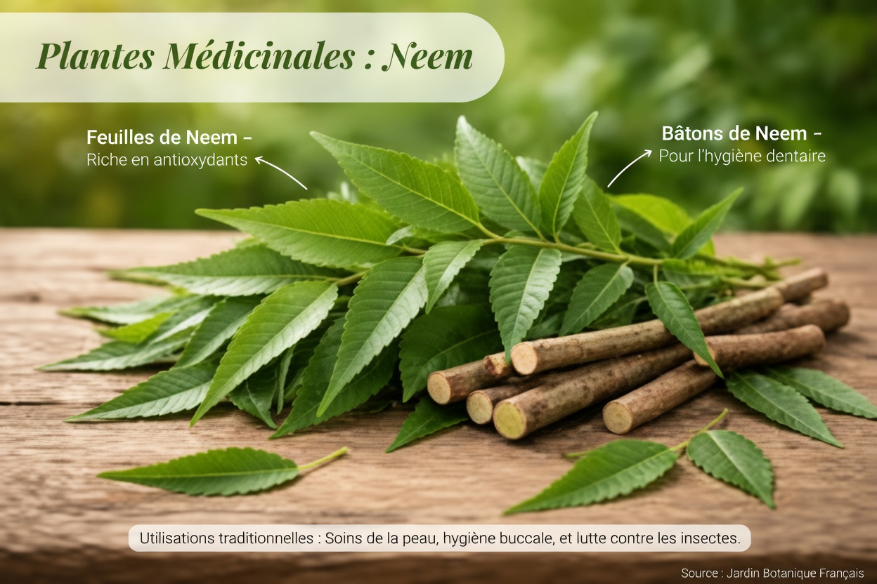 Découvrez les usages traditionnels des feuilles de neem et des conseils pratiques simples pour favoriser le bien-être au quotidien