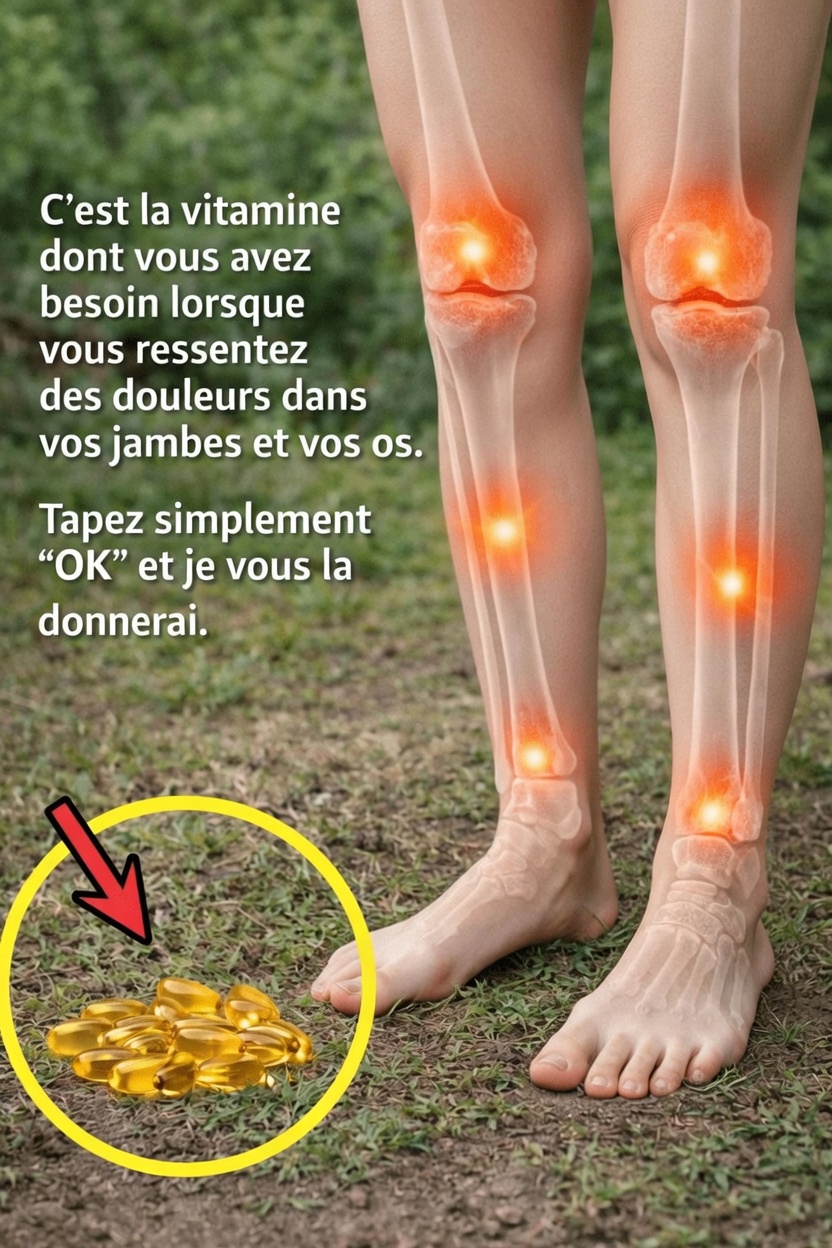 Quelle carence en vitamines pourrait provoquer un inconfort aux jambes et aux os ? Un guide simple des nutriments courants