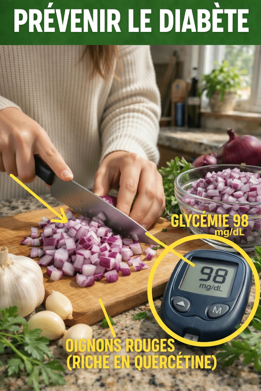 Comment l’oignon rouge aide-t-il à maintenir une glycémie saine ? Des habitudes simples en cuisine à explorer