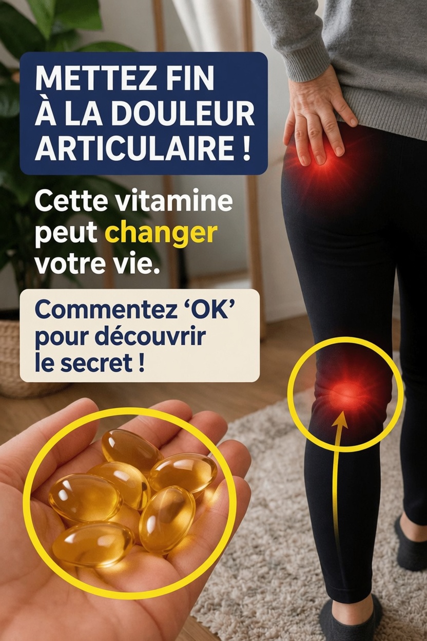 Votre corps manque-t-il de ce nutriment essentiel pour le confort des os et des articulations ?