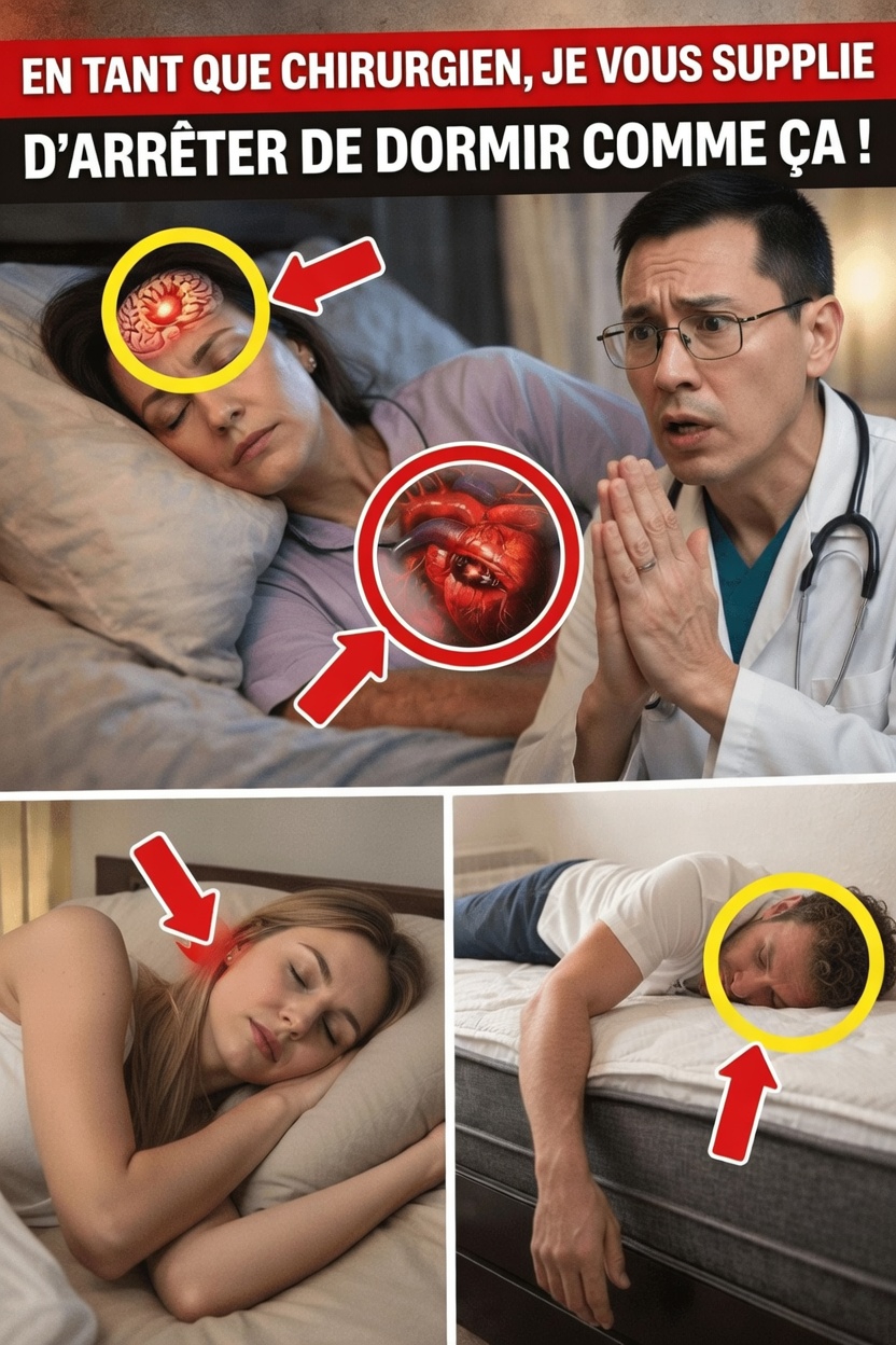 Un chirurgien cardiaque révèle que cette position de sommeil courante peut affecter votre risque d’AVC pendant la nuit – Conseils santé pour les seniors