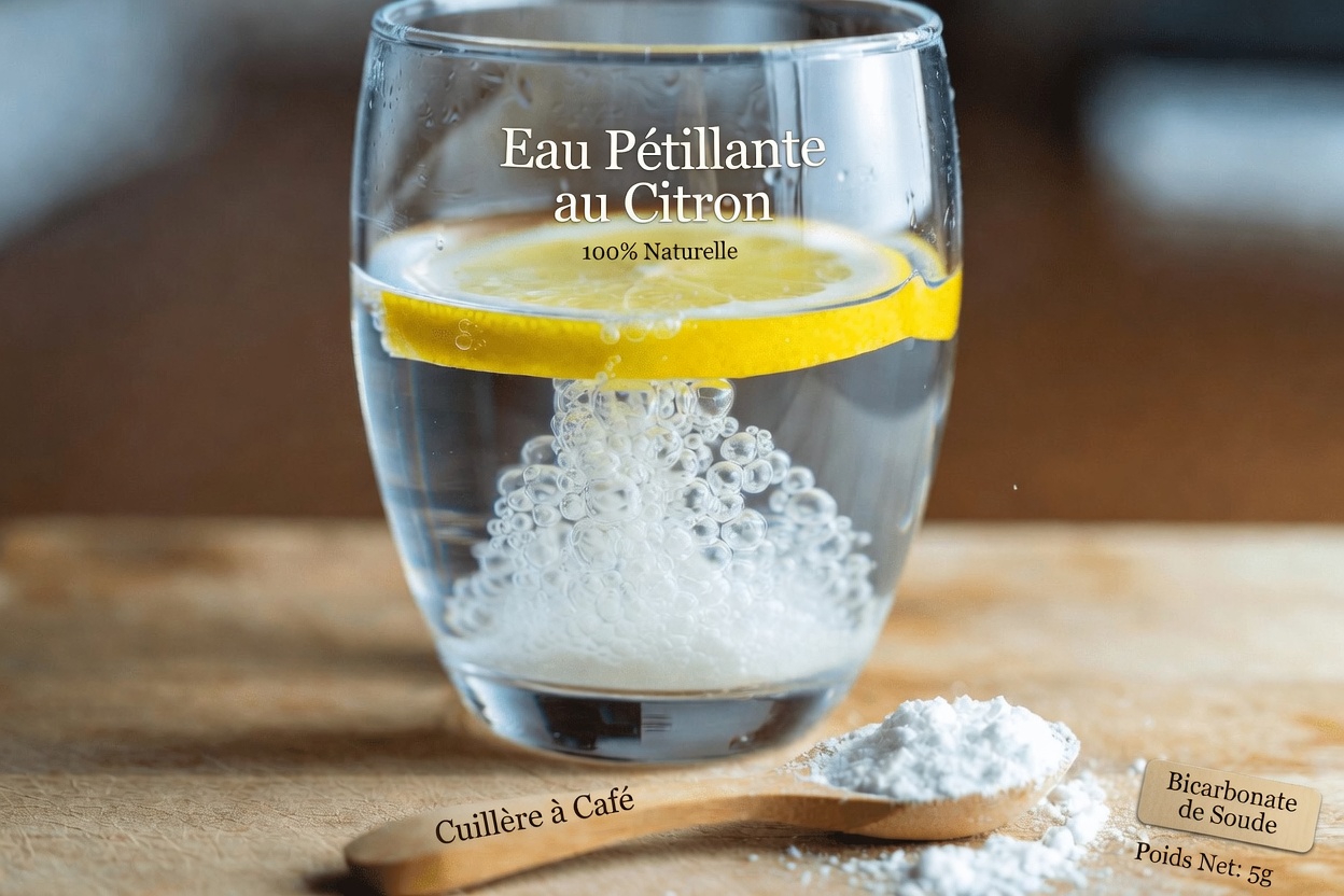 Bicarbonate de soude et eau citronnée : que se passe-t-il vraiment quand on les mélange ?