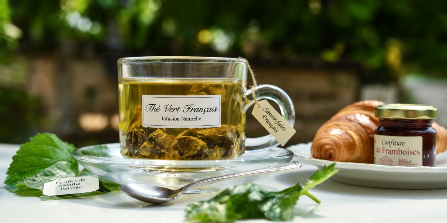 Une simple habitude matinale avec du thé aux feuilles de mûrier que beaucoup de gens en Asie suivent depuis des générations