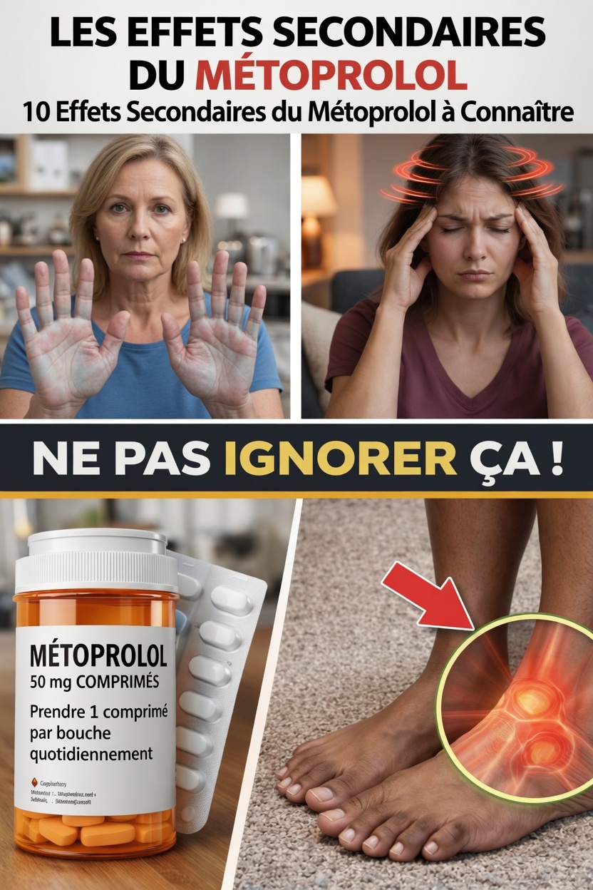10 effets secondaires courants du métoprolol que vous devriez connaître et discuter avec votre médecin