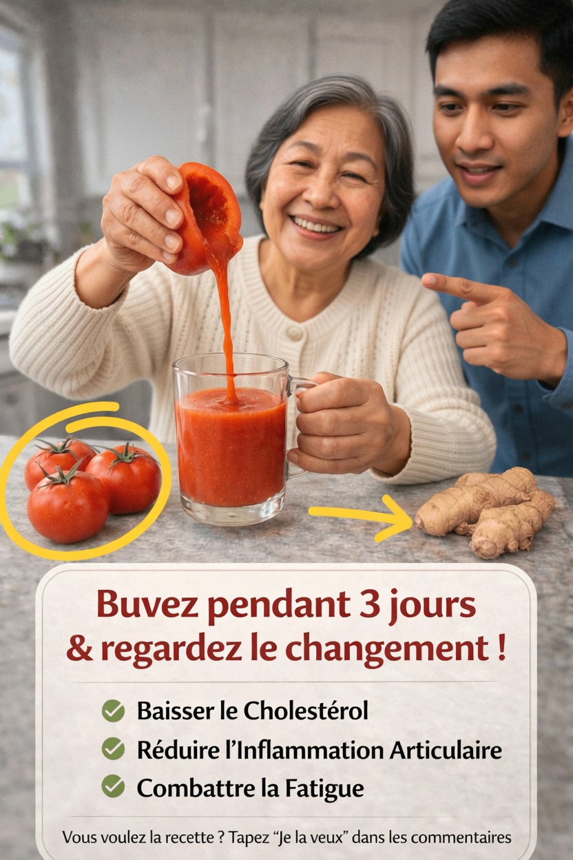 Jus de tomate et de gingembre : une simple habitude quotidienne pour un meilleur bien-être