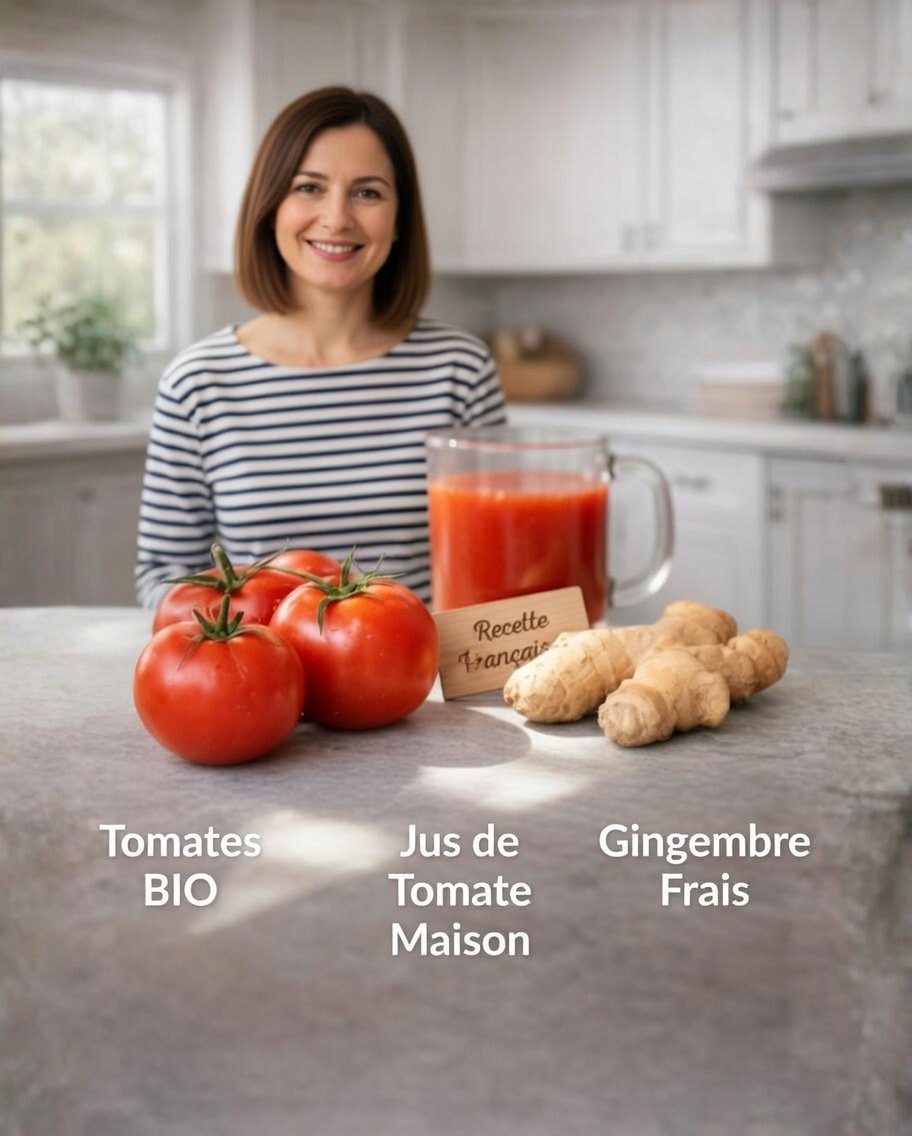 Jus de tomate et de gingembre : une simple habitude quotidienne pour un meilleur bien-être