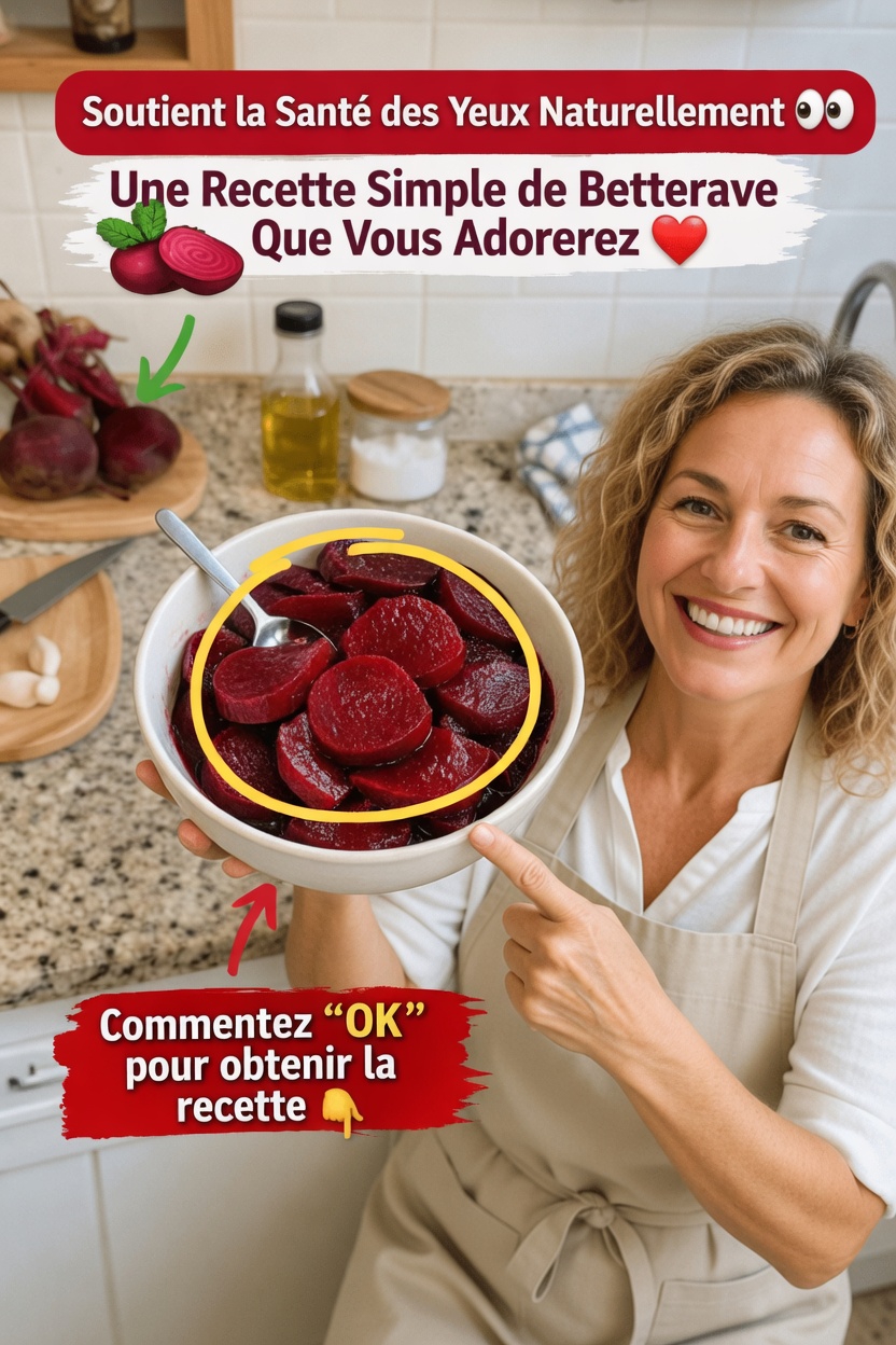 Comment préparer une recette simple à base de betterave qui peut aider à soutenir naturellement la santé de vos yeux