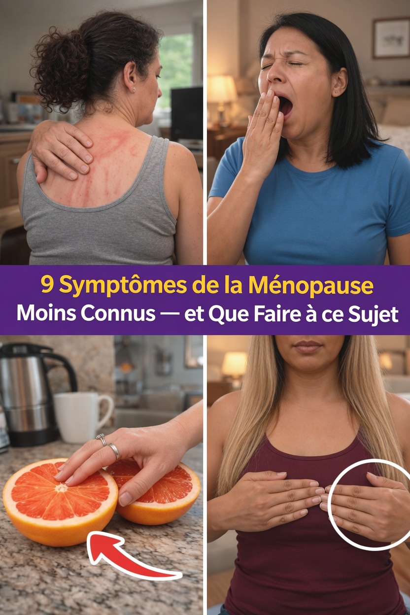 9 symptômes moins connus de la ménopause que beaucoup de femmes négligent, et de simples habitudes quotidiennes qui peuvent aider
