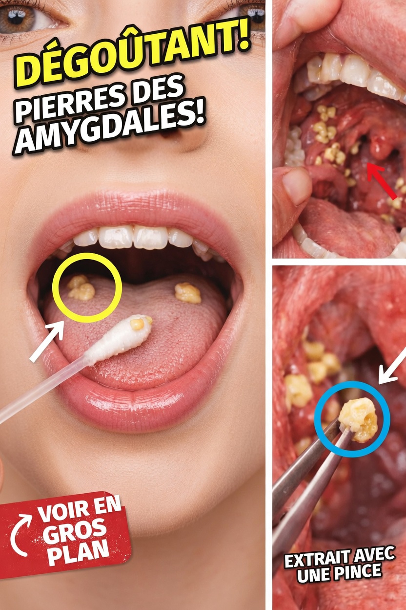 Pourquoi votre mauvaise haleine persiste même après le brossage – les calculs amygdaliens pourraient-ils en être la raison cachée ?