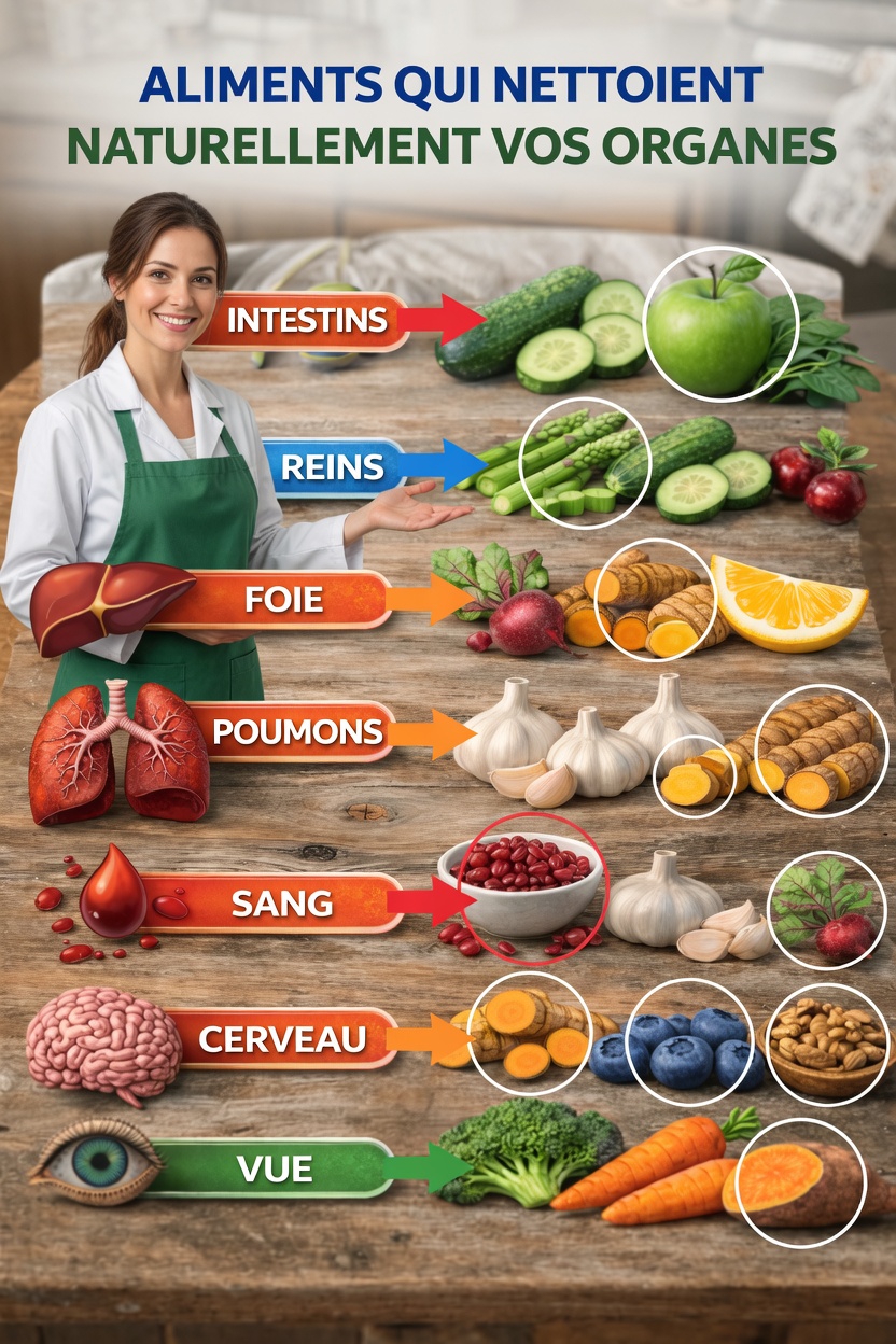 Comment les aliments du quotidien peuvent soutenir les processus naturels de nettoyage de votre corps