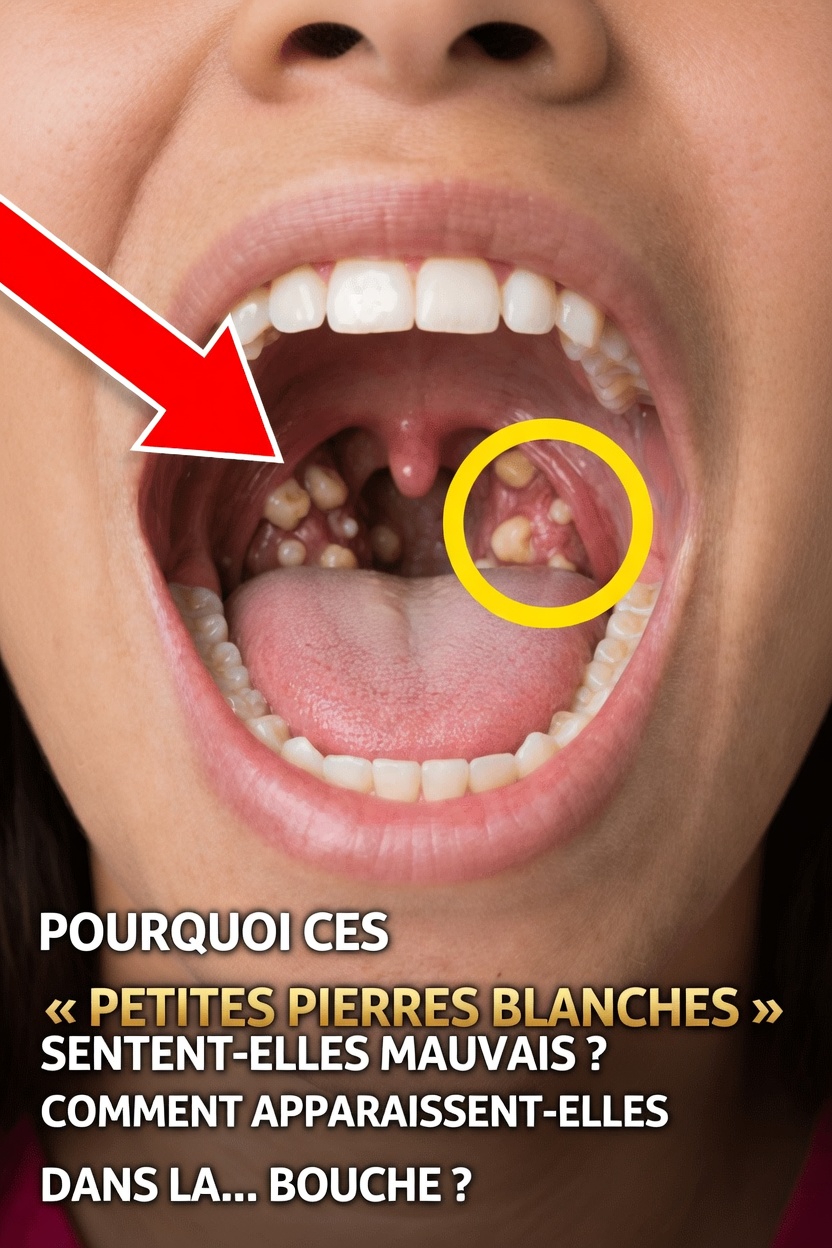 Pourquoi les petites pierres blanches dans votre bouche sentent-elles si mauvais et comment se forment-elles ?