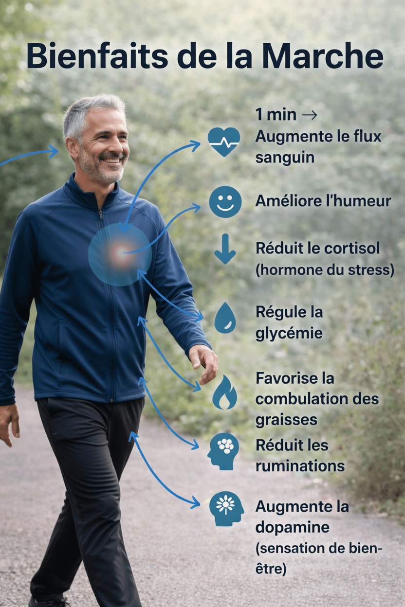 Comment marcher seulement 10 minutes par jour peut stimuler votre énergie, votre humeur et votre bien-être général