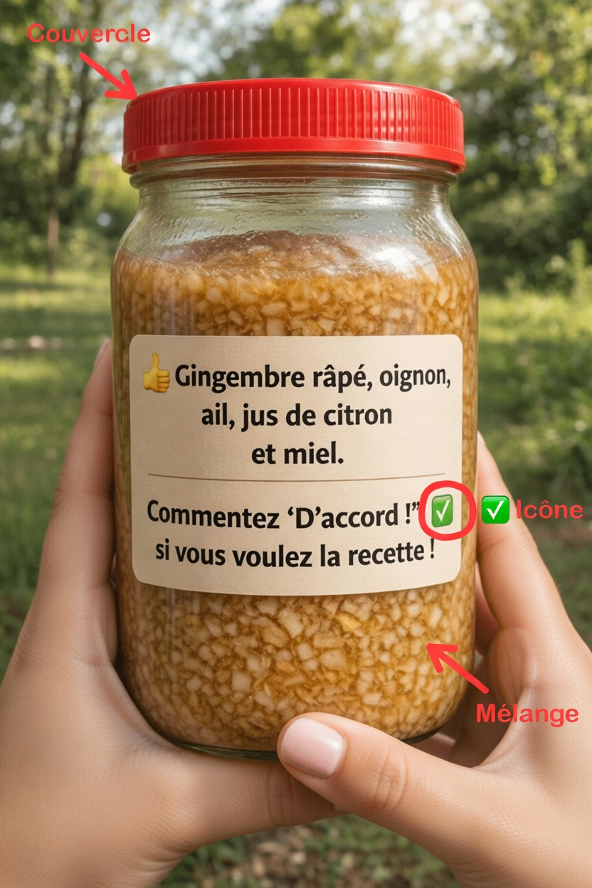 Avez-vous essayé ce simple mélange de gingembre, d’oignon, d’ail, de citron et de miel ?