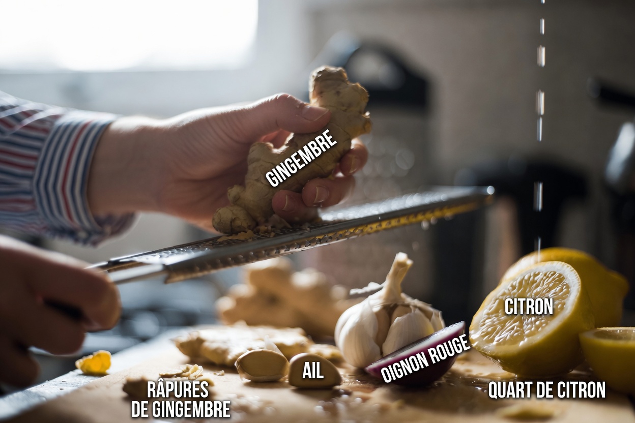 Avez-vous essayé ce simple mélange de gingembre, d’oignon, d’ail, de citron et de miel pour le bien-être quotidien ?