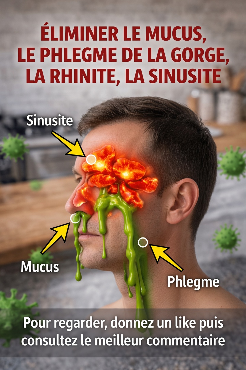 Pourquoi le mucus et les glaires s’accumulent si facilement