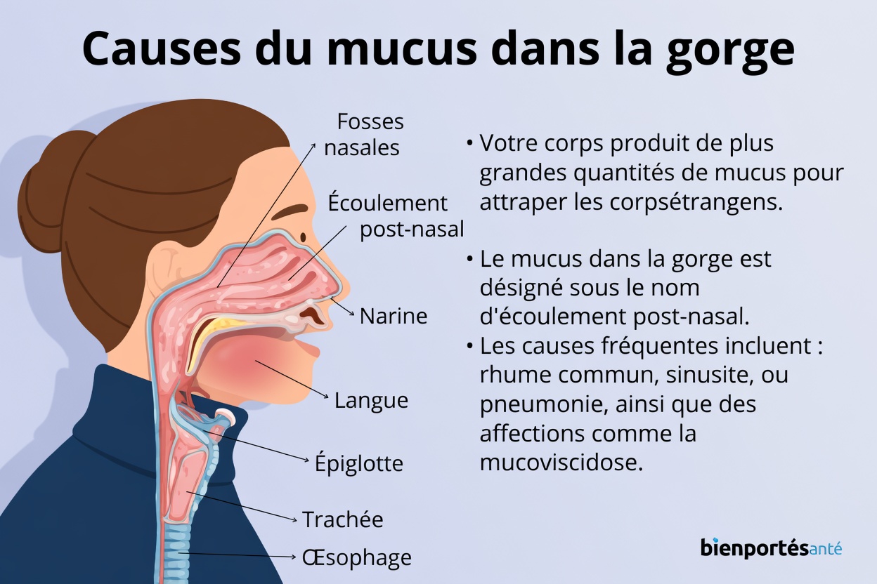 Pourquoi le mucus et les glaires s’accumulent si facilement