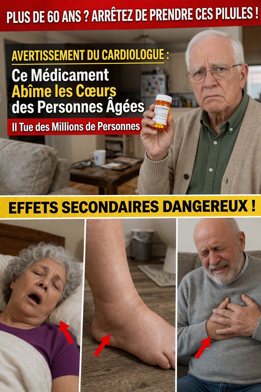Plus de 60 ans et vous prenez des médicaments pour le cœur ? Effets secondaires importants à surveiller et conseils pour une meilleure santé