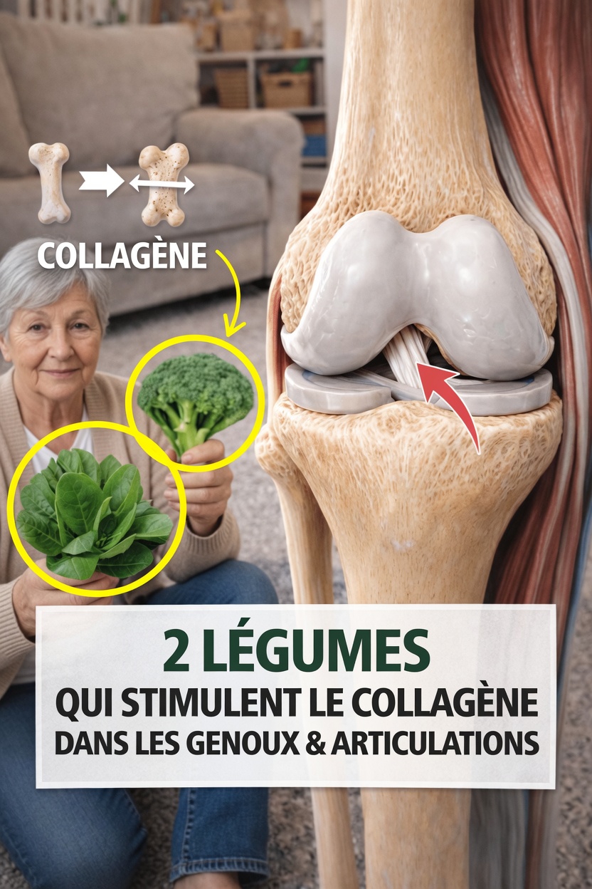 Deux légumes qui favorisent la production de collagène pour des genoux et des articulations en meilleure santé