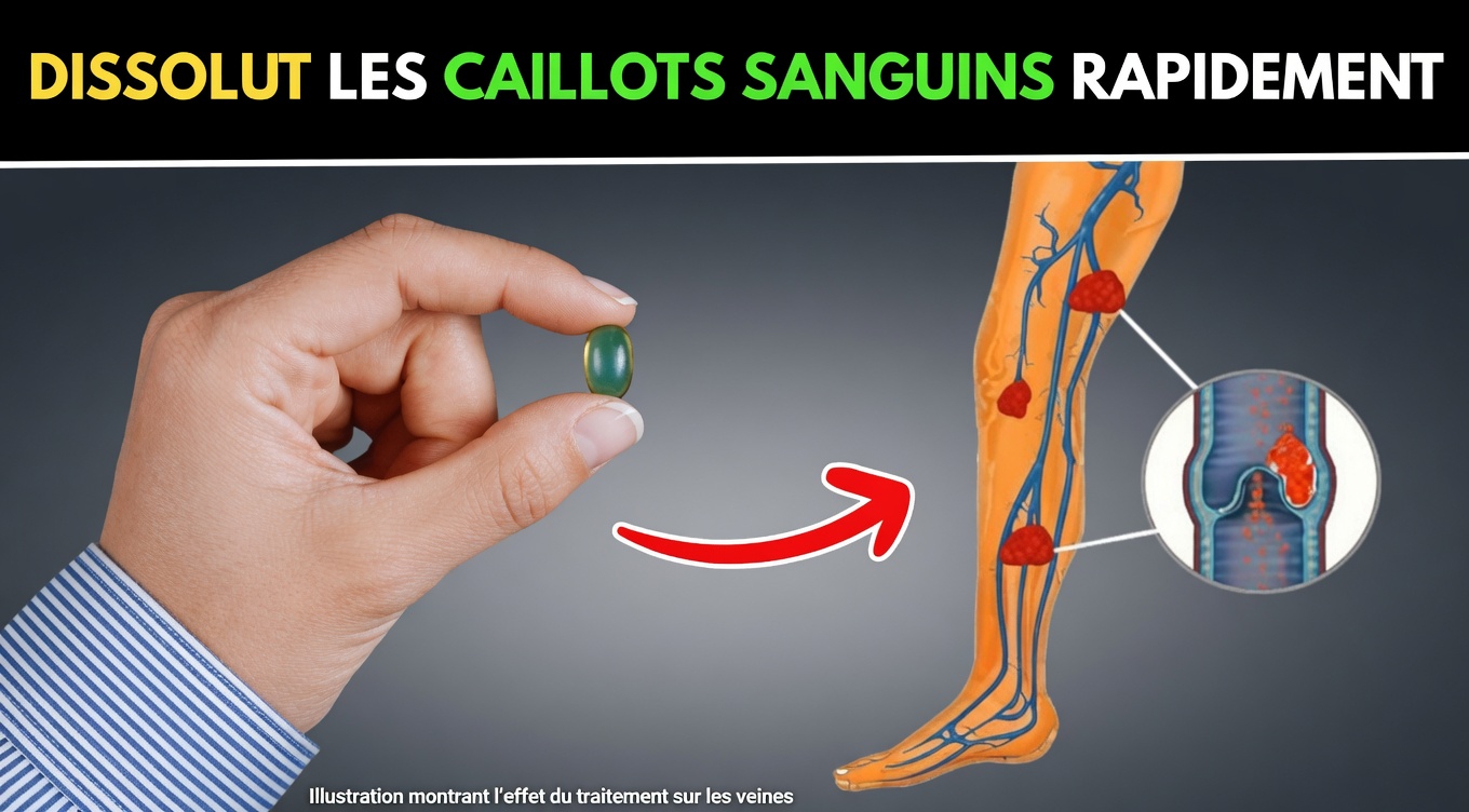 1 vitamine par jour pour dissoudre les caillots sanguins dans les jambes : les conseils d’un cardiologue