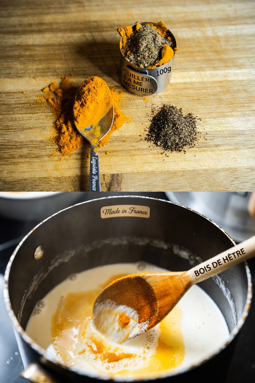 Comment une simple habitude au coucher consistant à boire du curcuma dans du lait chaud pourrait naturellement favoriser la santé de vos yeux