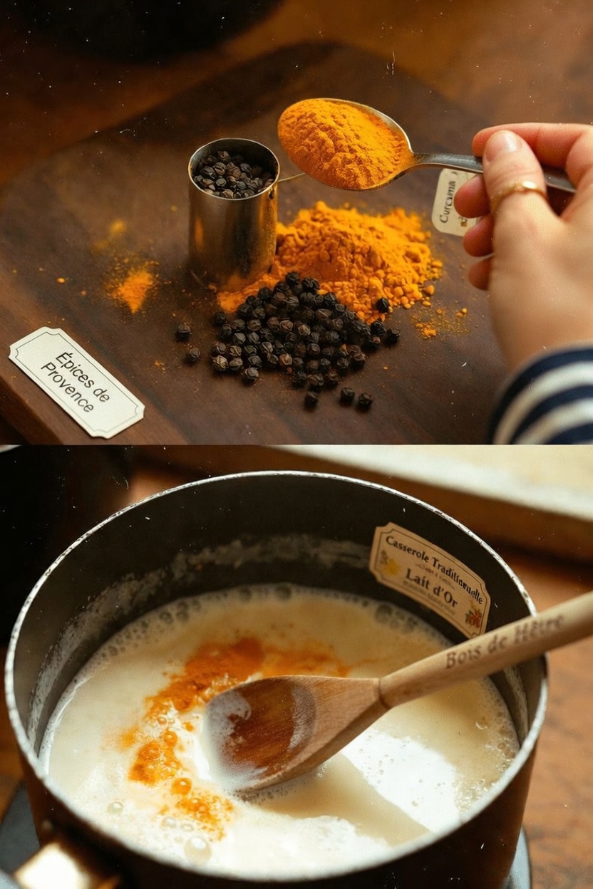 Comment une simple habitude au coucher consistant à boire du curcuma dans du lait chaud pourrait naturellement favoriser la santé de vos yeux