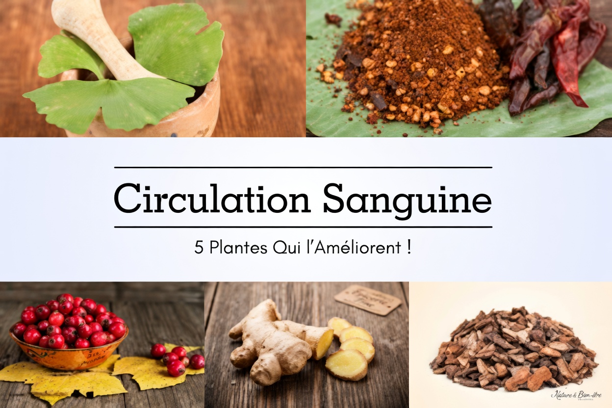 Découvrez les 5 meilleures herbes naturelles du quotidien pour favoriser une bonne circulation sanguine dans vos jambes