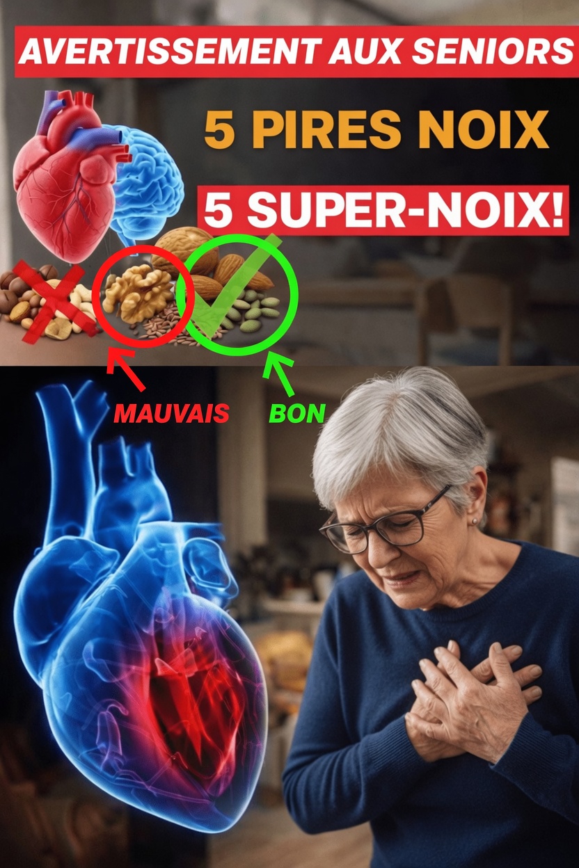 Les 5 noix auxquelles les seniors devraient réfléchir à deux fois pour la santé cardiaque – et 5 super-noix à savourer chaque jour