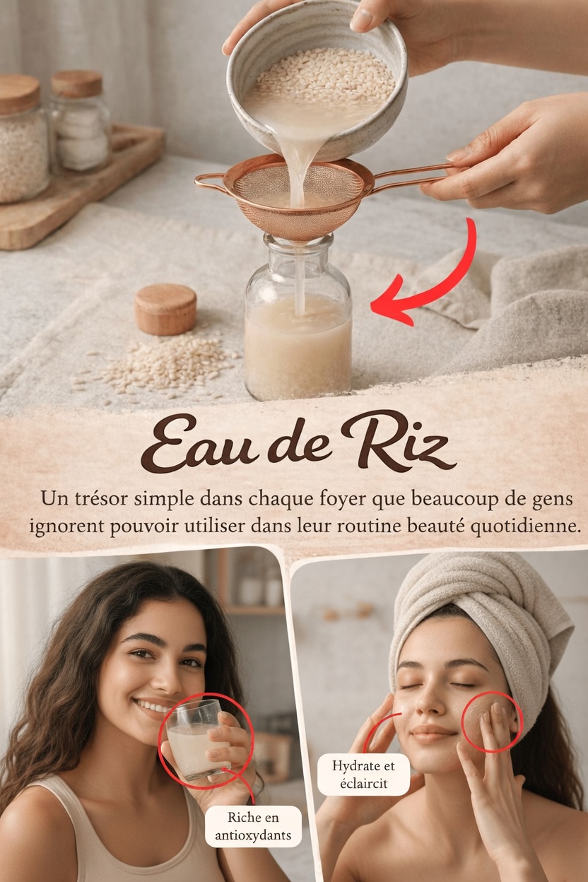 Découvrez la façon simple d’ajouter l’eau de riz à votre routine quotidienne de soins de la peau