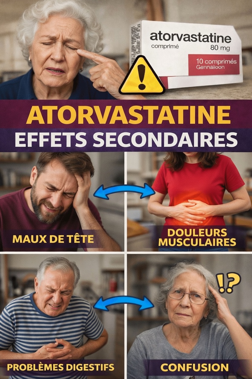 Effets secondaires de l’atorvastatine : ce que vous devez savoir sur les réactions fréquentes et comment les gérer