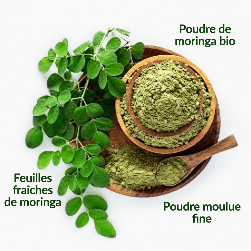 Feuilles de Moringa Oleifera : exploration des apports nutritionnels et des utilisations quotidiennes pour soutenir le bien-être