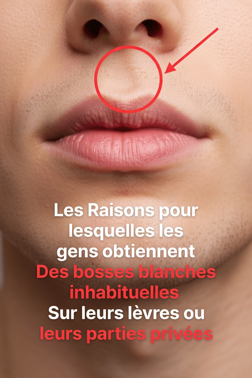 Pourquoi remarque-t-on de petites bosses blanches inhabituelles sur les lèvres ou les parties intimes ? Un guide simple