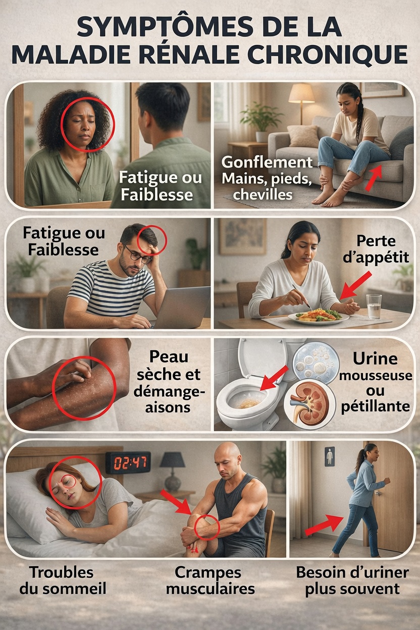 10 signes précoces d’alerte de la maladie rénale chronique que vous ne devriez jamais ignorer
