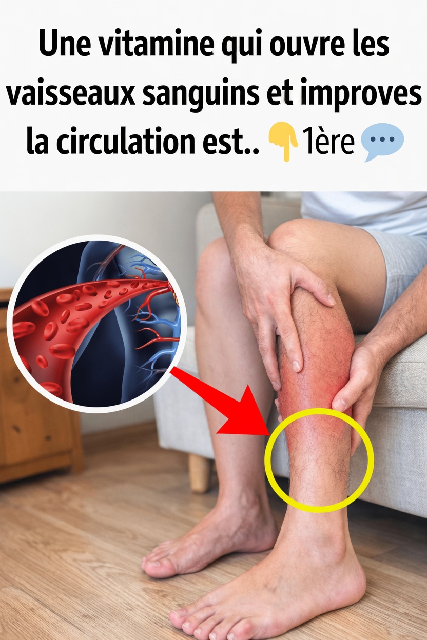 Découvrez la vitamine qui favorise une bonne circulation sanguine avec l’âge