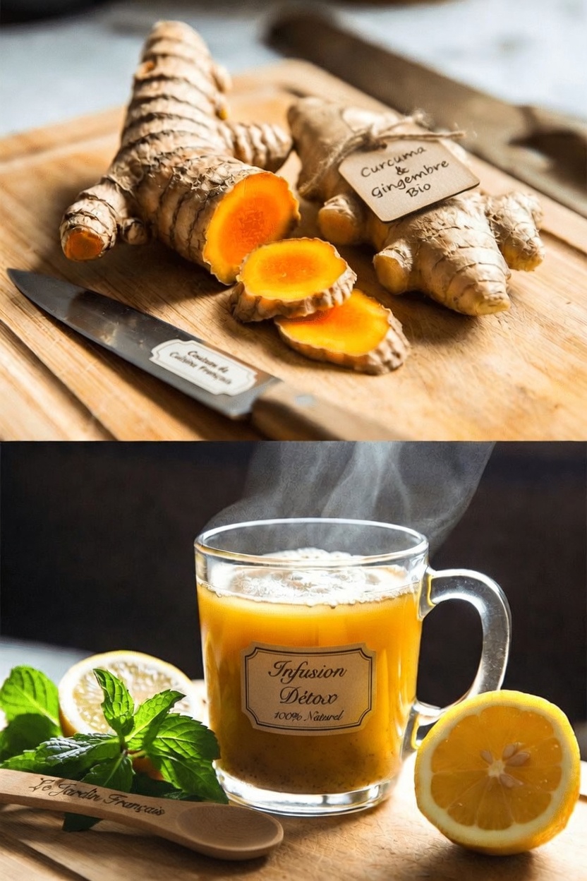 Découvrez la simple recette de boisson au curcuma et au gingembre que de nombreuses personnes âgées utilisent pour soutenir naturellement la santé des genoux