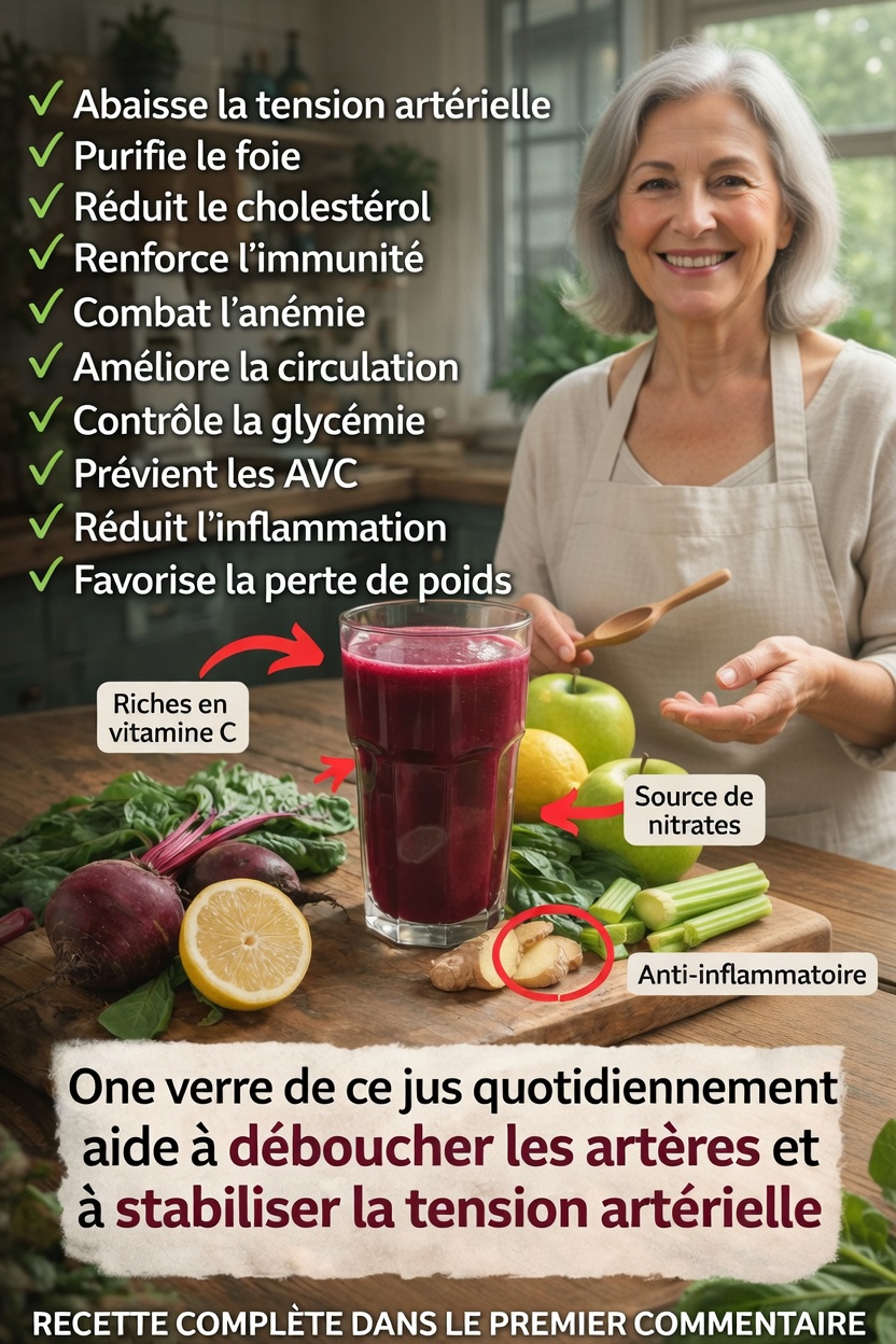 Un verre quotidien de jus de betterave est-il l’habitude simple qui manque à votre routine de santé cardiaque ?
