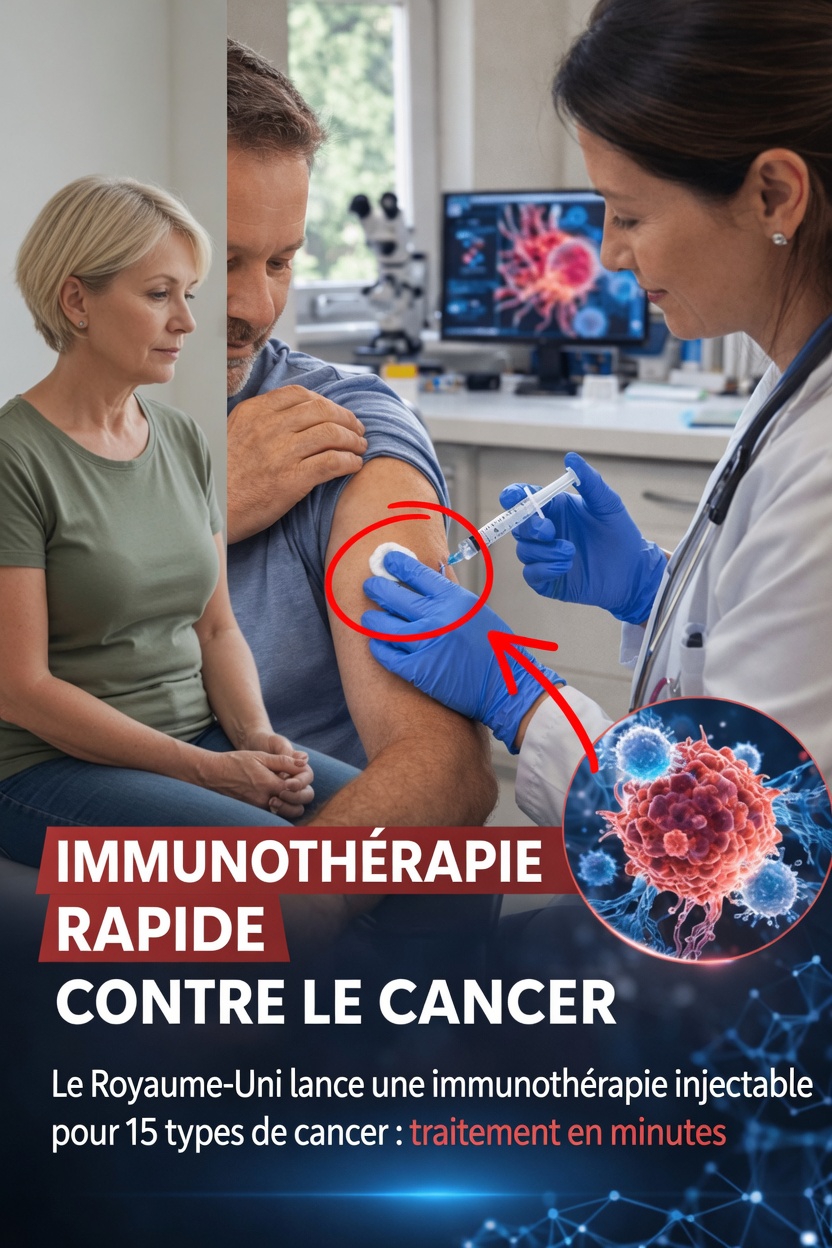 Ce que la nouvelle injection anticancer de 5 minutes en Angleterre signifie pour les patients et les soins