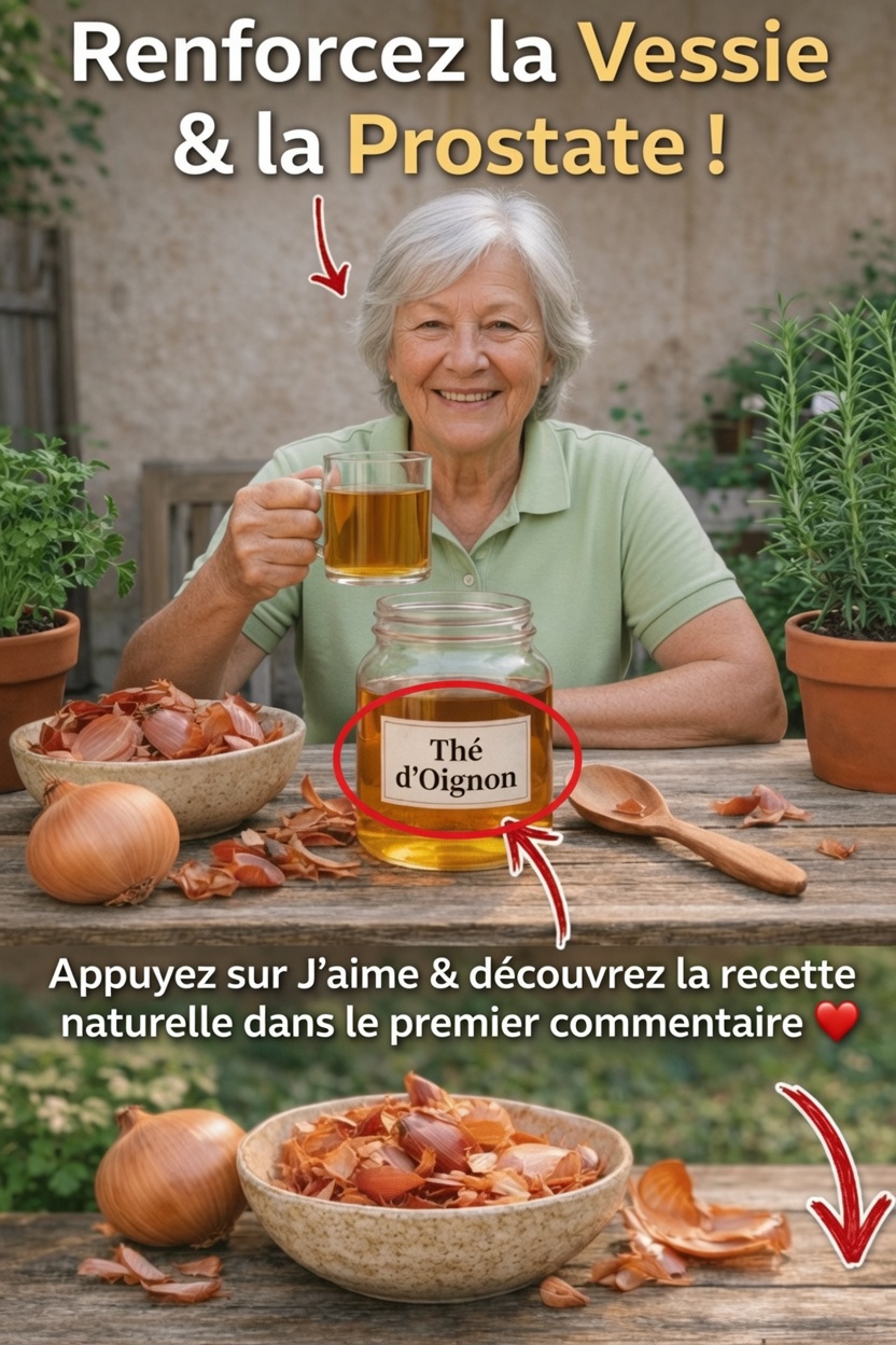 Thé de pelure d’oignon : une simple habitude maison à explorer pour soutenir le bien-être urinaire et prostatique